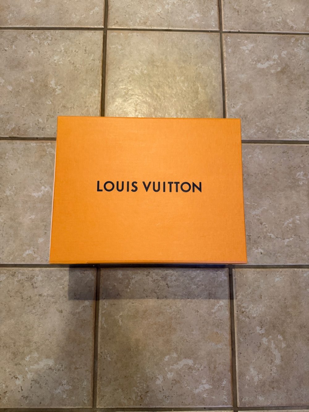 Louis Vuitton Black Leather Interior with Silver Stamping